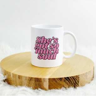 Mug Elle a de la pâte à café Motivation de l'âme