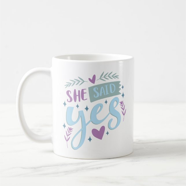 Mug elle a dit oui (Gauche)