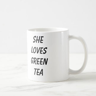Mug Elle aime le thé vert