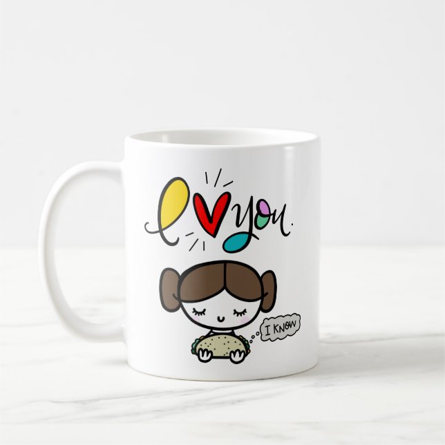 Mug Elle aime les Tacos, écorchés à la main (Gauche)