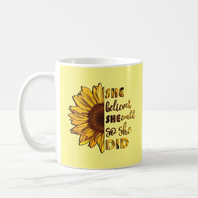 Mug Elle Croyait Qu'Elle Pouvait Le Faire. | Tournée (Gauche)