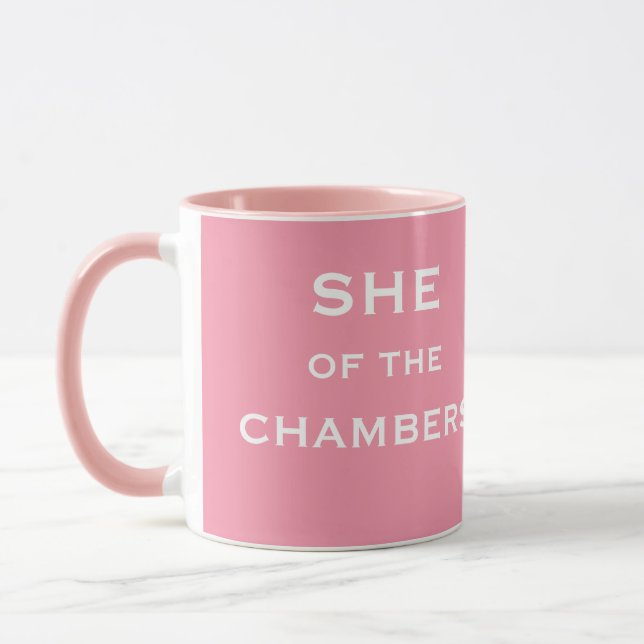 Mug Elle du surnom femelle drôle d'avocat de chambres (Gauche)