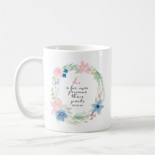 Mug Elle est beaucoup plus précieuse que les bijoux - 