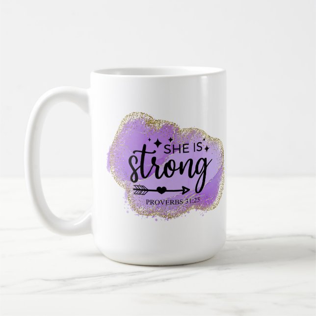 Mug Elle est forte (Gauche)