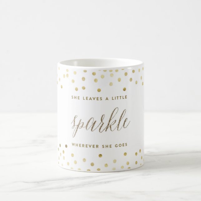 Mug Elle Feuille une petite étincelle où elle va (Centre)