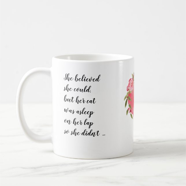 Mug Elle pensait qu'elle le pouvait, amoureux de les c (Gauche)