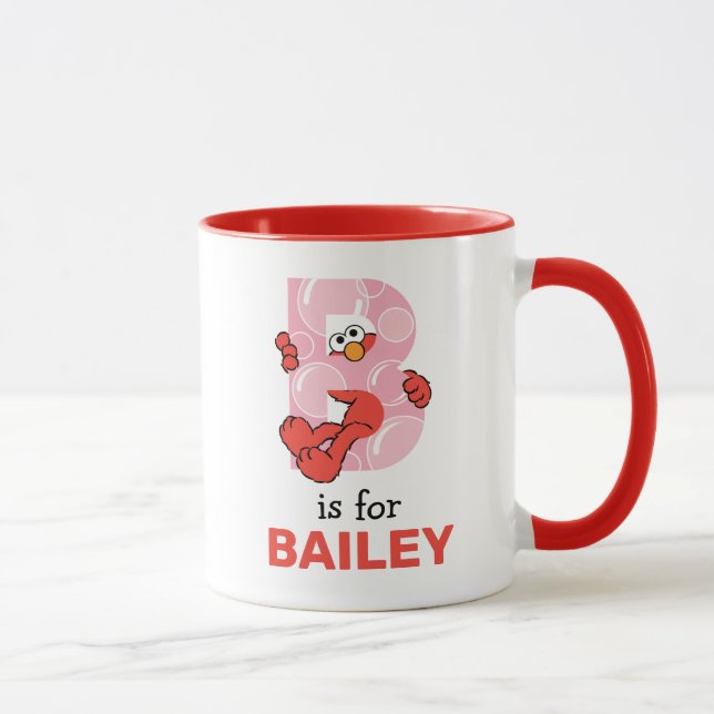 Mug Elmo Alphabet | B Bulles (Droite)