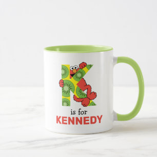 Mug Elmo Alphabet   K Kiwi