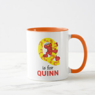 Mug Elmo Alphabet   Point de question Q