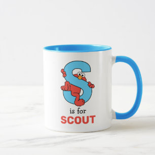 Mug Elmo Alphabet   S Bleu