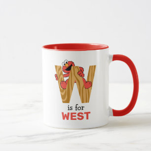Mug Elmo Alphabet   W Bois