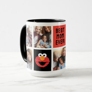 Mug Elmo Big Face Maman - Photo Collage