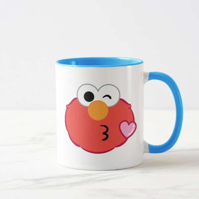 Mug Elmo Face Jeter un baiser (Droite)