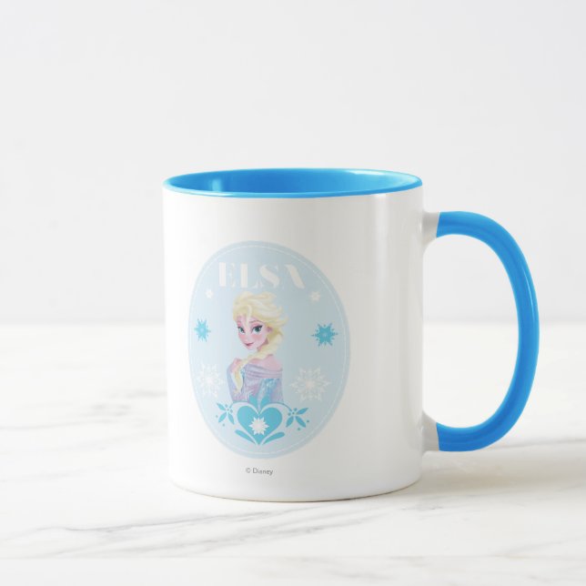 Mug Elsa | Les flocons de neige (Droite)