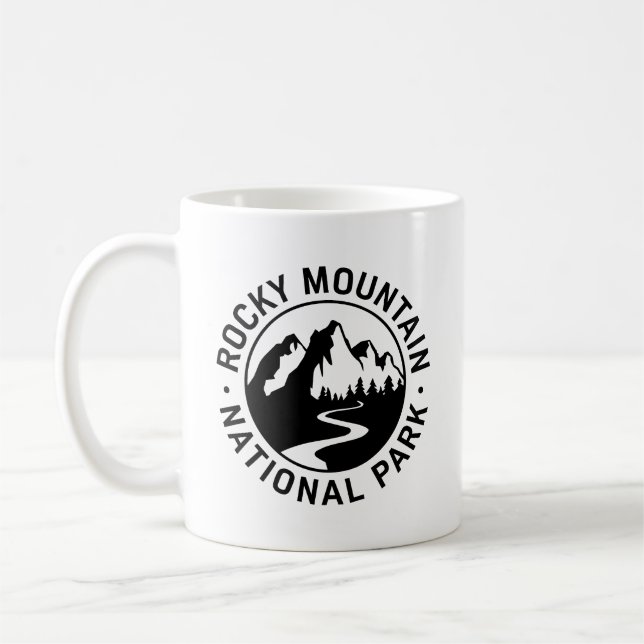Mug Emblem du parc national des Rocheuses (Gauche)