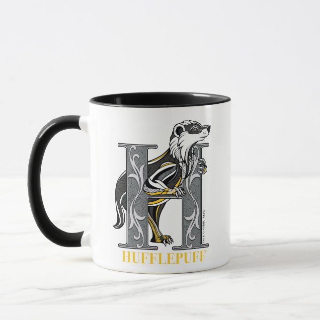 Mug Emblème croisé HUFFLEPUFF™ (Gauche)
