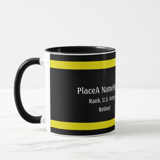 Mug emblème de la Défense de l'armée américaine person (Gauche)