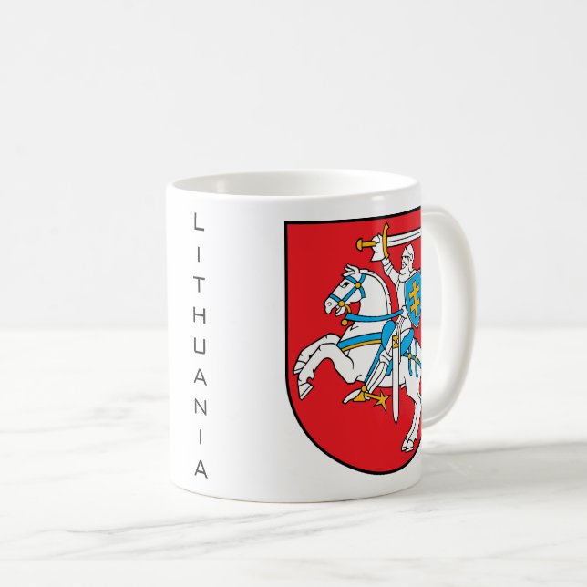 Mug emblème de la Lituanie (Devant droit)