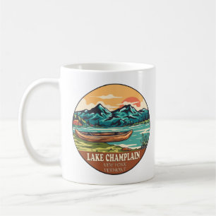 Mug Emblème de pêche nautique du lac Champlain