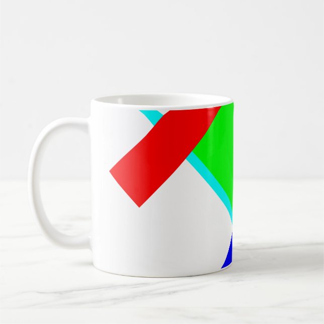 Mug Embrassage coloré (Gauche)