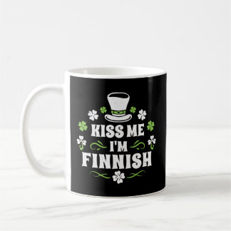 Mug Embrasse-Moi Je Suis Finlandais St Patrick'S Day F