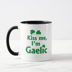 Mug Embrasse-moi, je suis gaélique