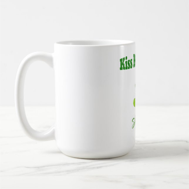 Mug Embrasse-moi, je suis irlandais St.Patrick’s Day S (Gauche)