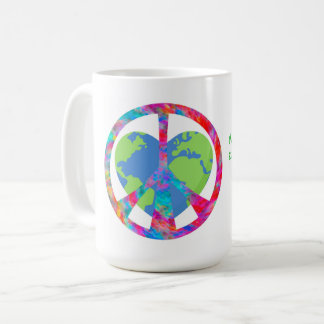 Mug Embrasser la Terre dans la paix