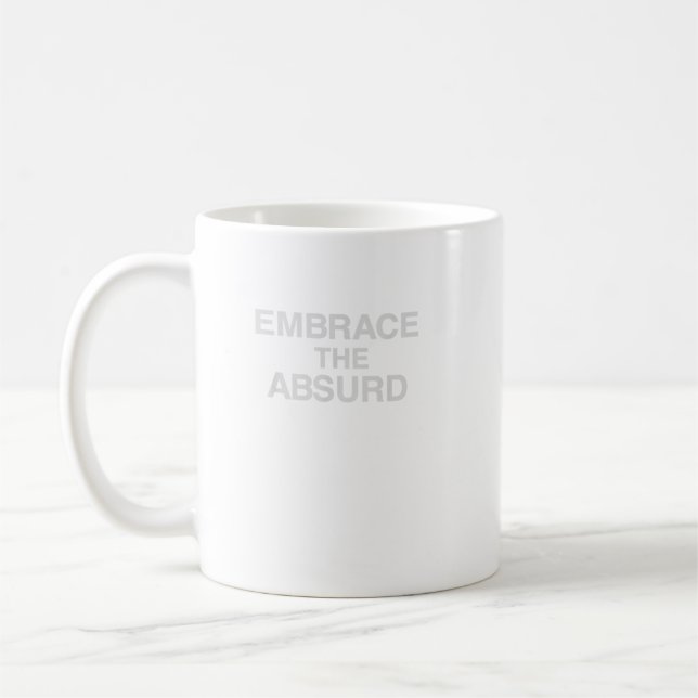 Mug Embrassez Le Hipster De Philosophie Sisyphus Absur (Gauche)