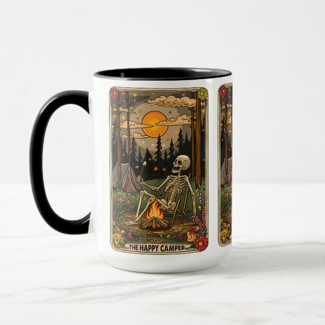 Mug Embrassez les bois mystiques Le joli Tarot Camper (Gauche)