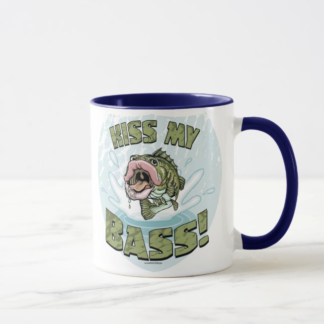 Mug Embrassez ma grande vitesse basse de poissons de (Droite)