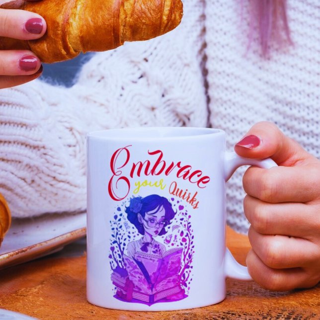 Mug Embrassez vos quirks L'émancipation des femmes (Créateur téléchargé)