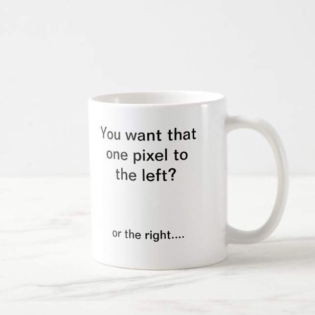 Mug Embrayage de pixel (Droite)