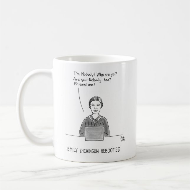Mug Emily Dickinson redémarré (Gauche)