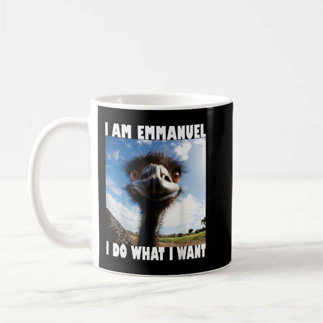 Mug Emmanuel ne le fais pas ! drôle emu  (Gauche)