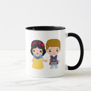 Mug Emoji blanc et prince charmant