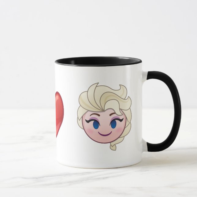 Mug Emoji congelé | Anna & Elsa (Droite)