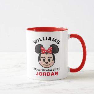 Mug Emoji Minnie Mouse - Vacances en famille