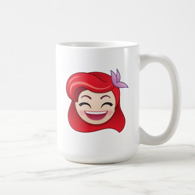 Mug Emoji petite sirène | Princesse Ariel - Heureuse (Droite)