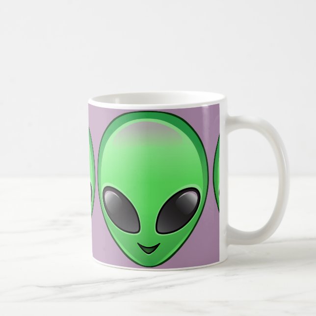 Mug émoticône alien (Droite)