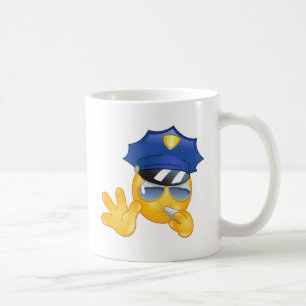 Mug émoticône de police
