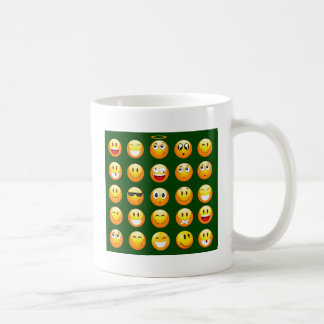Mug émoticône vert foncé