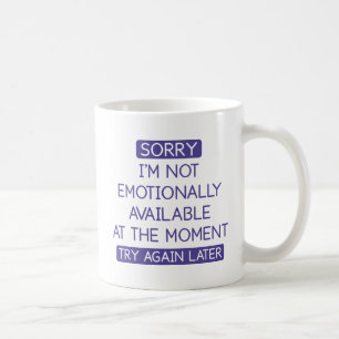 Mug Émotionnellement disponible