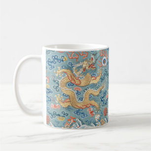 Mug Empereur Dragon Design Détail Chine 19e siècle
