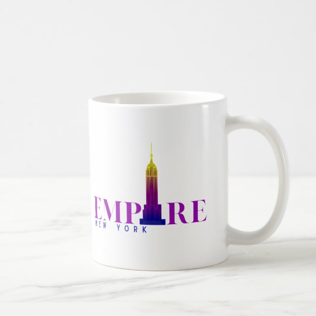 Mug Empire State Building-New York-Vibrant violet- (Droite)