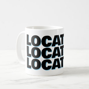 Mug Emplacement emplacement emplacement drôle immobili