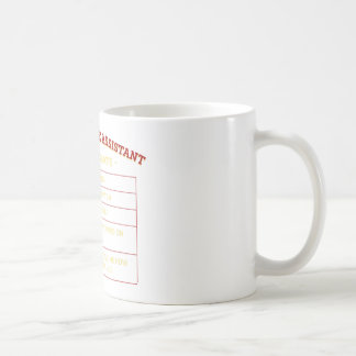 Mug Employé à taux horaire adjoint administratif