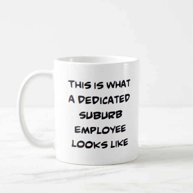 Mug employé de banlieue, dédié (Gauche)