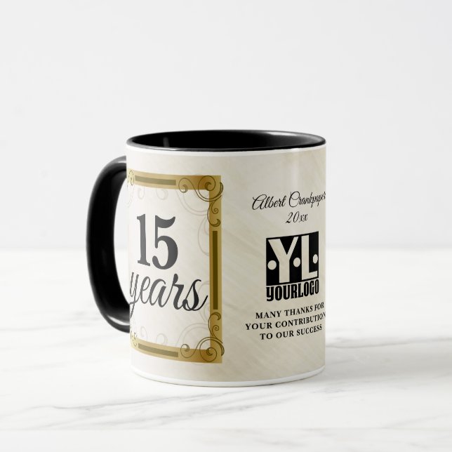 Mug Employee performance anniversary milestone award (Devant gauche)