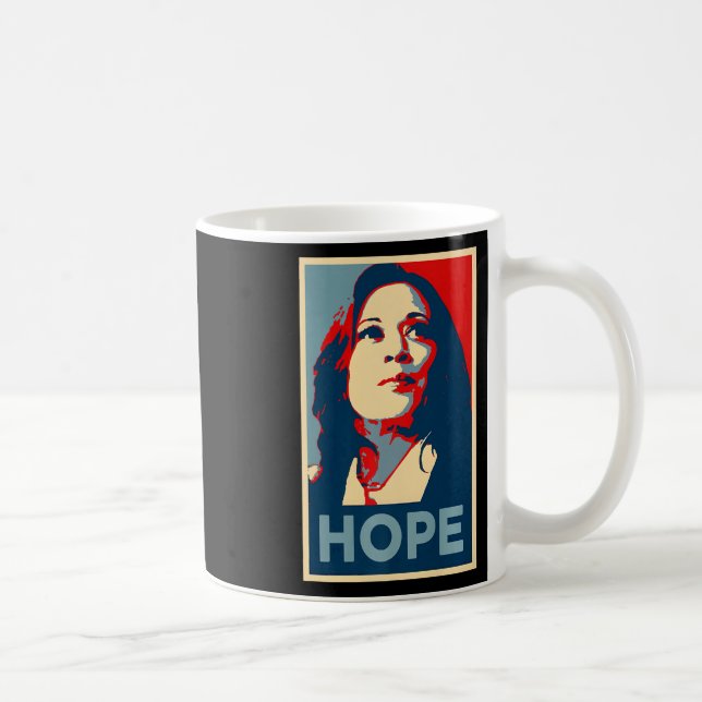 Mug Empower Hope Joy Kamala Harris Poster Obama 47th S (Droite)
